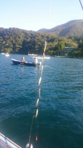 芦ノ湖　わかさぎ釣り　箱根